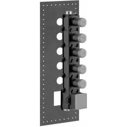 Shower tap Wall-mounted concealed part 5 way