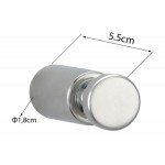 Hook Flat wall mounted material: Inox single AISI 316, color: Chrome surface: Brushed Hooks