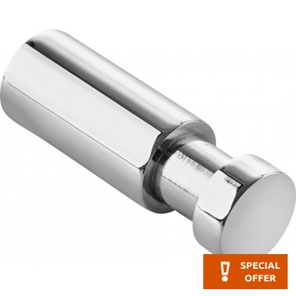 Hook Flat wall mounted material: Inox single AISI 316, color: Chrome surface: Brushed Hooks