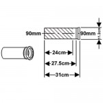 Connector pipe waste pipe material: Plastic Plumbing pipes