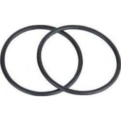 Λάστιχο κορμού μπαταρίας (σετ 2 τεμ) από ελαστικό, χρώμα: Μαύρο Λάστιχα, φλάντζες