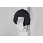 Shower seat antibacterial, waterproof material: Aluminum, color: White Shower seats