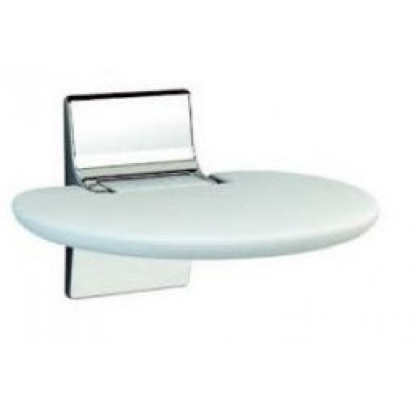 Shower seat antibacterial, waterproof material: Aluminum, color: White Shower seats