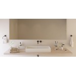 Washbasin Free standing 75x37,5x11 material: Solid Surface Without hole Without overflow, color: White surface: Matt Free standing Washbasin Free standing 75x37,5x11 material: Solid Surface Without hole Without overflow, color: White surface: Matt Free standing