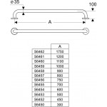 Special needs handle bath 60cm, color: Chrome material: Inox Accessible grab-bars