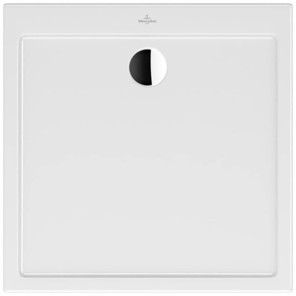 Shower tray Square 90x90x3,5 material: Acrylic Slim, color: White surface: Glossy Square