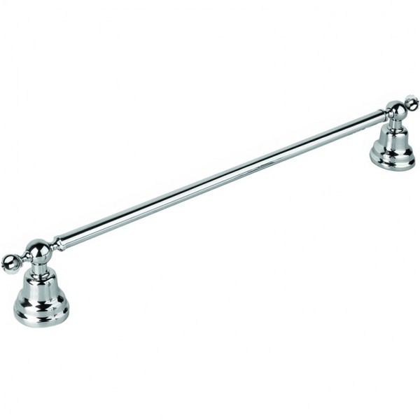Towel 60x6x9,5 Fixed material: Brass single, color: Chrome surface: Glossy Towel rails