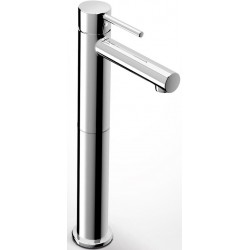 Wash basin tap Deck-mounted for free-standing washbasin material: Brass mixer With pop-up waste set, color: Chrome surface: Glossy