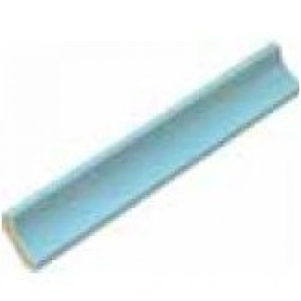 Angolo (Γωνιακά πλακάκια) πισίνας 24,5x2 Ιταλίας Turchese Chiaro Α’ διαλογής, απόχρωση: Μπλε Ειδικά τεμάχια