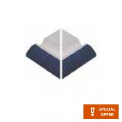 Angolo (Γωνιακά πλακάκια) πισίνας 12,5x12,5 Ιταλίας White/Blu Α’ διαλογής, απόχρωση: Λευκό/Μπλε
