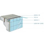 Pool overflow channel 25x23 Italy 1st choice Turchese Chiaro, hue: Blue Special pieces Pool overflow channel 25x23 Italy 1st choice Turchese Chiaro, hue: Blue Special pieces