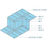 Pool corner tile (Angolo) 24,5x30 Italy 1st choice Turchese Chiaro, hue: Blue Special pieces Pool corner tile (Angolo) 24,5x30 Italy 1st choice Turchese Chiaro, hue: Blue Special pieces