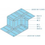 Pool corner tile (Angolo) 3x3 Italy 1st choice Internal corner, hue: Blue Special pieces Pool corner tile (Angolo) 3x3 Italy 1st choice Internal corner, hue: Blue Special pieces