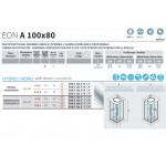 Καμπίνα υδρομασάζ ορθογώνια 100x80x214 με θερμοστατική μπαταρία, 8 jet, κεφαλή ντούς Φ20, βέργα με σπιράλ & τηλέφωνο, Led φωτισμός οροφής & σαπουνοθήκη, δεξιά τοποθέτηση, με προφίλ αλουμινίου, χρώμα: Χρωμέ Ορθογώνιες Καμπίνα υδρομασάζ ορθογώνια 100x80x214 με θερμοστατική μπαταρία, 8 jet, κεφαλή ντούς Φ20, βέργα με σπιράλ & τηλέφωνο, Led φωτισμός οροφής & σαπουνοθήκη, δεξιά τοποθέτηση, με προφίλ αλουμινίου, χρώμα: Χρωμέ Ορθογώνιες