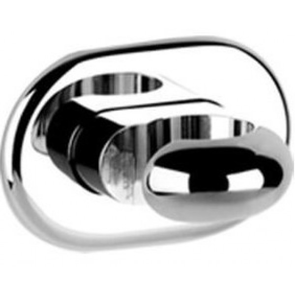 Στήριγμα ντους σταθερό από ορείχαλκο, χρώμα: Χρωμέ επιφάνεια: Γυαλιστερή Στηρίγματα ντους