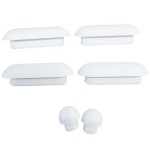 Seat buffer material: Plastic Buffers for WC seats