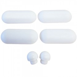 Seat buffer material: Plastic Buffers for WC seats