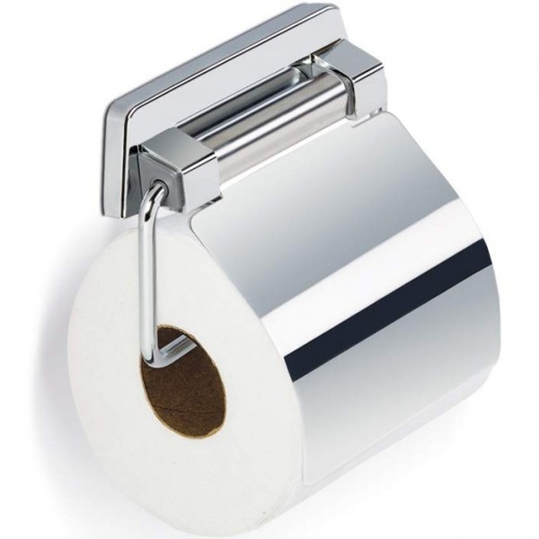 Paper holder with cover material: Brass, color: Chrome surface: Glossy Toilet paper holders Paper holder with cover material: Brass, color: Chrome surface: Glossy Toilet paper holders