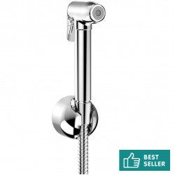 Τηλέφωνο ντους μπιντέ & Σπιράλ & Στήριγμα από ορείχαλκο, χρώμα: Χρωμέ επιφάνεια: Γυαλιστερή Τηλέφωνα ντους μπιντέ