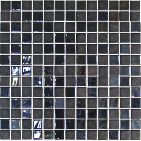 Pool mosaic 2,5x2,5 Spain, shape: Square 1st choice, hue: Black Mosaics for pool