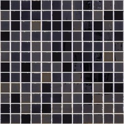 Pool mosaic 2,5x2,5 Spain, shape: Square 1st choice, hue: Black Mosaics for pool