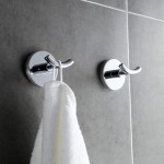 Hook double Flat wall mounted material: Brass, color: Chrome surface: Glossy Hooks Hook double Flat wall mounted material: Brass, color: Chrome surface: Glossy Hooks