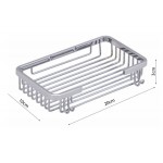 Sponge box material: Brass Double-mounted deep Single 20x10x3,5, color: Chrome surface: Glossy Shower baskets Sponge box material: Brass Double-mounted deep Single 20x10x3,5, color: Chrome surface: Glossy Shower baskets