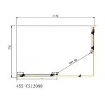 Καμπίνα ντουζιέρας ορθογώνια 120x80x180 5mm συρόμενη κρύσταλλο ασφαλείας επιφάνεια: Γυαλιστερή, χρώμα: Χρωμέ Ορθογώνιες Καμπίνα ντουζιέρας ορθογώνια 120x80x180 5mm συρόμενη κρύσταλλο ασφαλείας επιφάνεια: Γυαλιστερή, χρώμα: Χρωμέ Ορθογώνιες