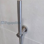 Τηλέφωνο ντους με σπιράλ & στήριγμα 1 ροής 1,50m, Brushed Nickel, χρώμα: Χρωμέ επιφάνεια: Βουρτσισμένη Τηλέφωνα Τηλέφωνο ντους με σπιράλ & στήριγμα 1 ροής 1,50m, Brushed Nickel, χρώμα: Χρωμέ επιφάνεια: Βουρτσισμένη Τηλέφωνα