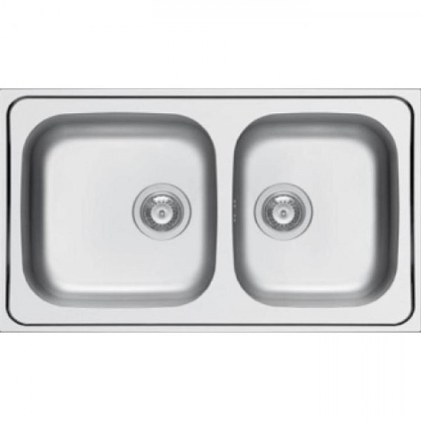 Νεροχύτης ανοξείδωτος 86x50 από inox επιφάνεια: Γυαλισμένη χωρίς πάγκο ένθετος 1 ½ γούρνα 2Β, χρώμα: Χρωμέ Ανοξείδωτοι Νεροχύτης ανοξείδωτος 86x50 από inox επιφάνεια: Γυαλισμένη χωρίς πάγκο ένθετος 1 ½ γούρνα 2Β, χρώμα: Χρωμέ Ανοξείδωτοι