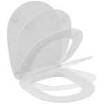 Toilet-seat soft closing, style: Sandwich Slim, color: White Toilet seats & covers