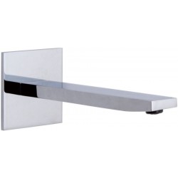 Spout (Nozzle) 20,1cm Wall-mounted material: Brass, color: Chrome surface: Glossy Bath spouts