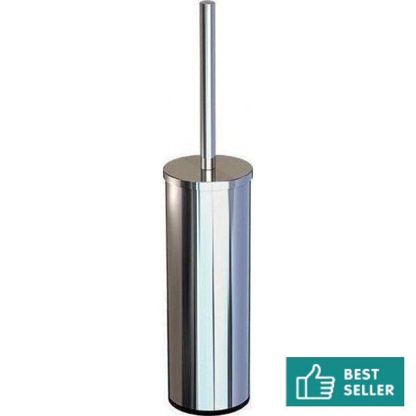 Brush (broom) Floor standing material: Brass short knob, color: Chrome surface: Glossy Toilet brush holders