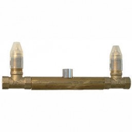 Wash basin tap Wall-mounted - concealed part 3 holes 2 Handle