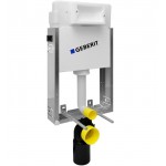Concealed cistern for wall-mounted toilet for double wall With frame 12x108cm