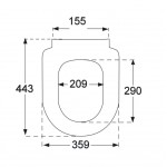 Κάλυμμα λεκάνης ΑΜΕΑ White Alpin, Vita, Duroplast, Quick Release, χρώμα: Λευκό Καλύμματα ΑΜΕΑ Κάλυμμα λεκάνης ΑΜΕΑ White Alpin, Vita, Duroplast, Quick Release, χρώμα: Λευκό Καλύμματα ΑΜΕΑ