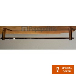 Towel 40cm Fixed material: Brass single, color: Chrome surface: Glossy Towel rails