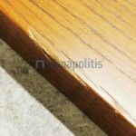 Shelves set 80x40 material: Wood, color: Teak Shelves set