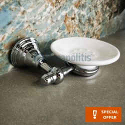 Soap material: Brass Wall-mounted, color: Chrome surface: Glossy Soap holders
