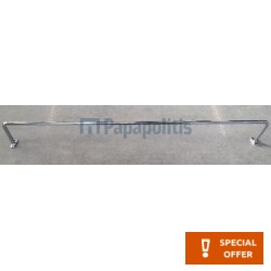 Towel 60cm Fixed material: Brass single, color: Chrome surface: Glossy Towel rails