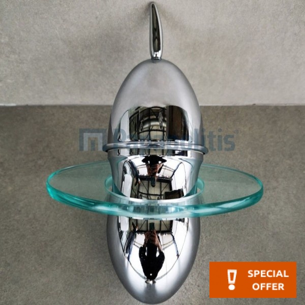 Cupholder material: Brass Wall-mounted, color: Chrome surface: Glossy Tumbler holders Cupholder material: Brass Wall-mounted, color: Chrome surface: Glossy Tumbler holders
