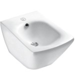 Bidet Wall-mounted, color: White surface: Glossy Wall-mounted Bidet Wall-mounted, color: White surface: Glossy Wall-mounted