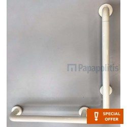 Special needs handle bath 70x70, color: White material: Brass Accessible grab-bars