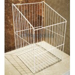 Basket material: Metal surface: Matt, color: White Laundry baskets Basket material: Metal surface: Matt, color: White Laundry baskets