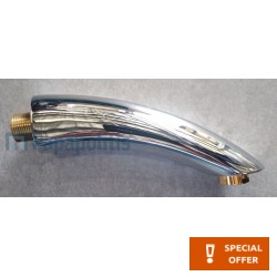 Spout (Nozzle) 17cm Wall-mounted material: Brass, color: Chrome/Gold surface: Glossy Bath spouts