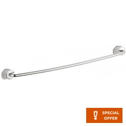 Towel 60cm Fixed material: Brass single, color: Chrome surface: Glossy Towel rails