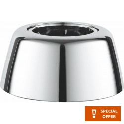 Grip cap material: Brass, color: Chrome Chrome flanges