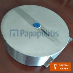 Χαρτοθήκη ρολό από ορείχαλκο, χρώμα: Χρωμέ επιφάνεια: Βουρτσισμένη Χαρτοθήκες