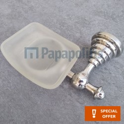 Σαπουνοθήκη από inox επίτοιχος τύπος, χρώμα: Χρωμέ επιφάνεια: Γυαλιστερή Σαπουνοθήκες