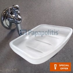 Σαπουνοθήκη από inox επίτοιχος τύπος, χρώμα: Χρωμέ επιφάνεια: Γυαλιστερή